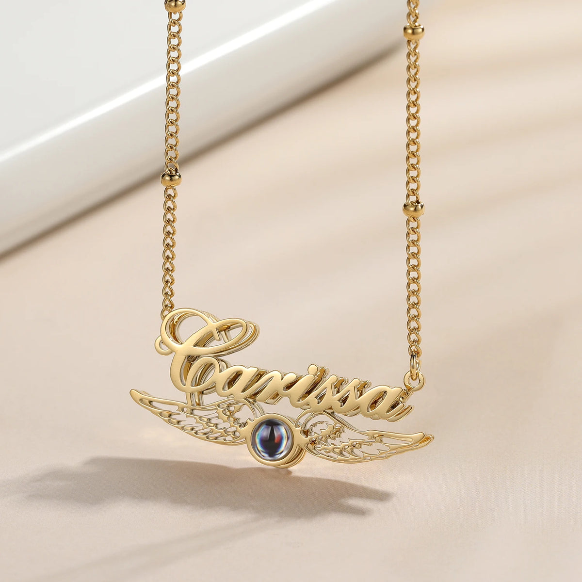 Angel Photo Necklace