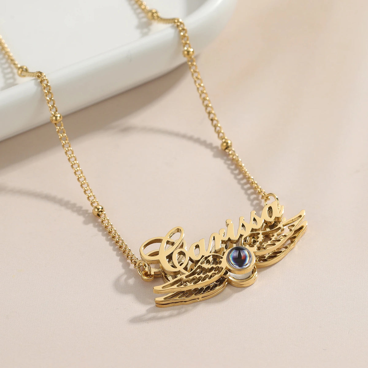Angel Photo Necklace