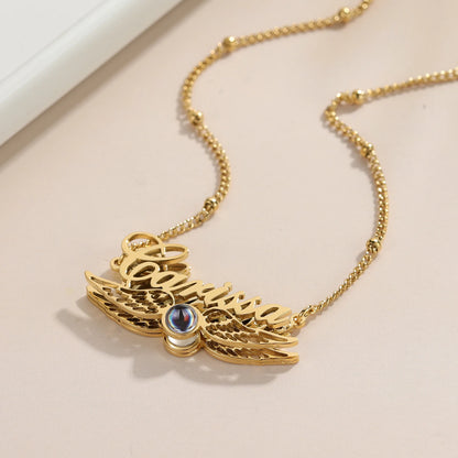 Angel Photo Necklace