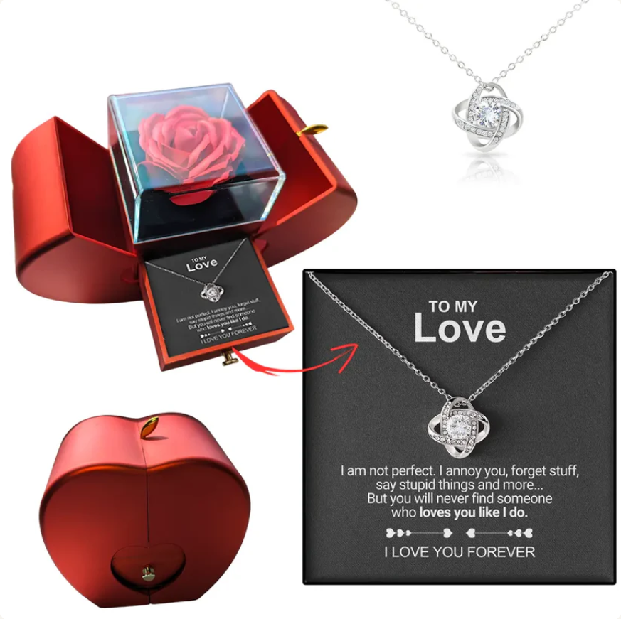 Eternal Rose Necklace